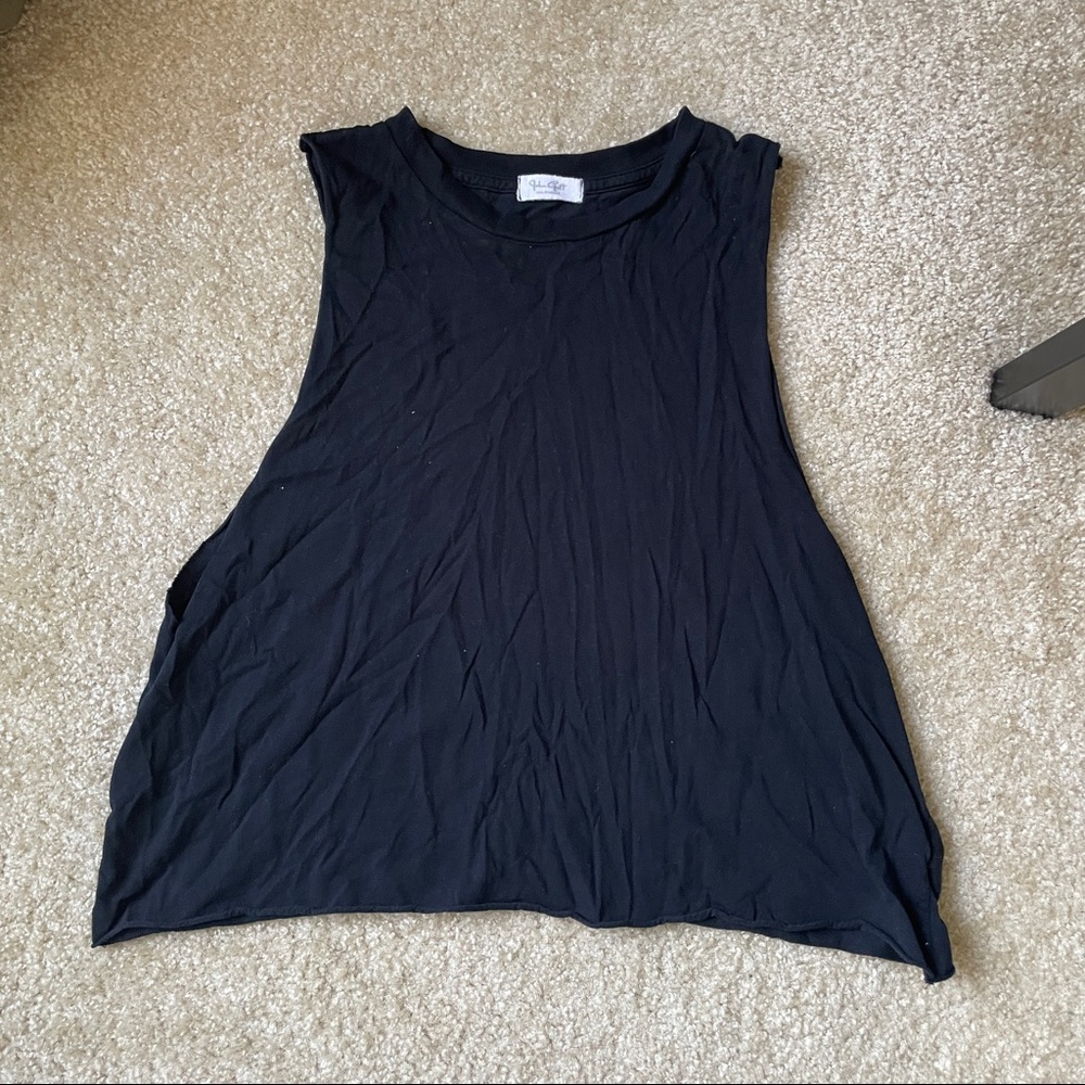 John Galt Black Muscle Tee